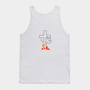 Pentecost Sunday Cross Tank Top